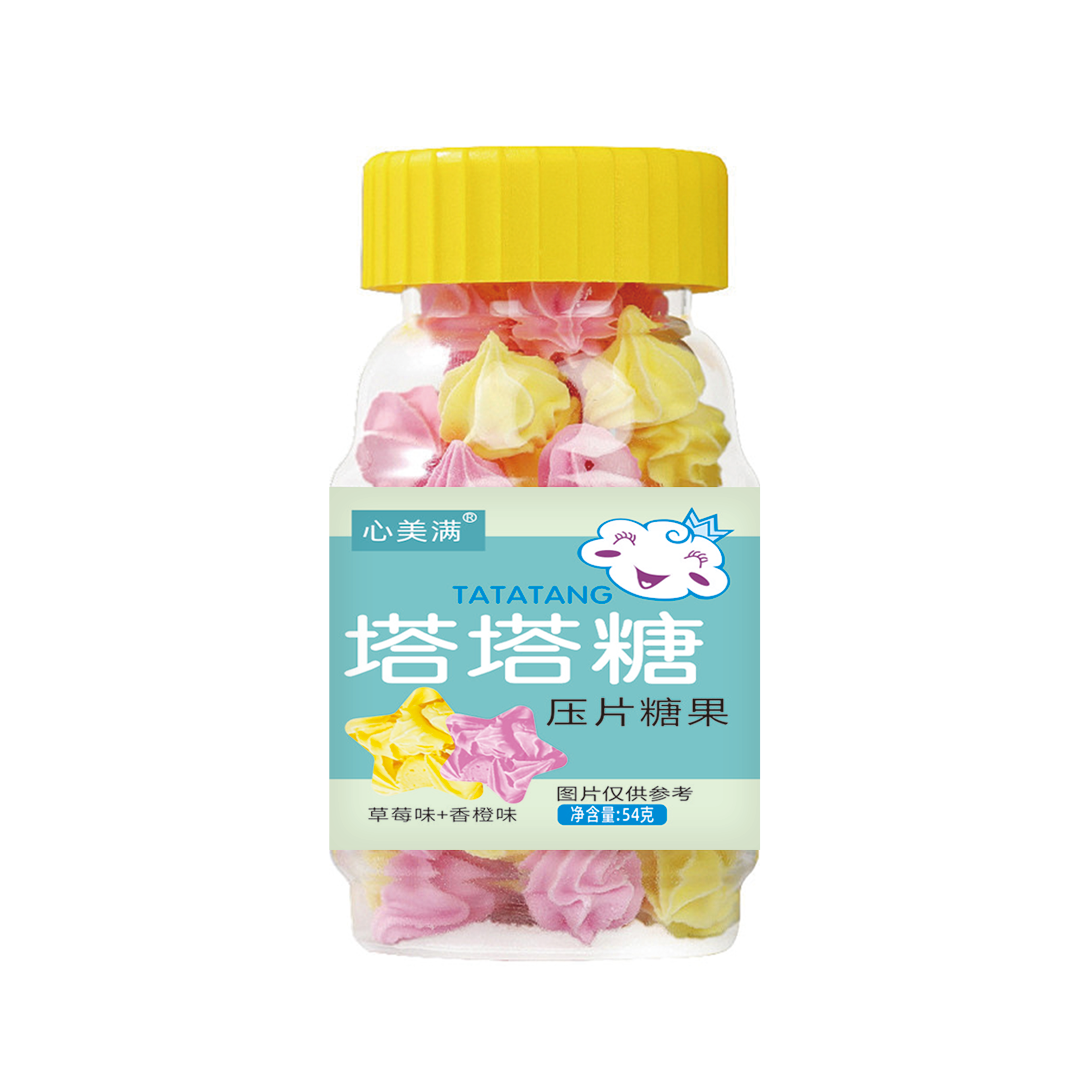 心美满塔塔糖压片糖果（草莓＋香橙）